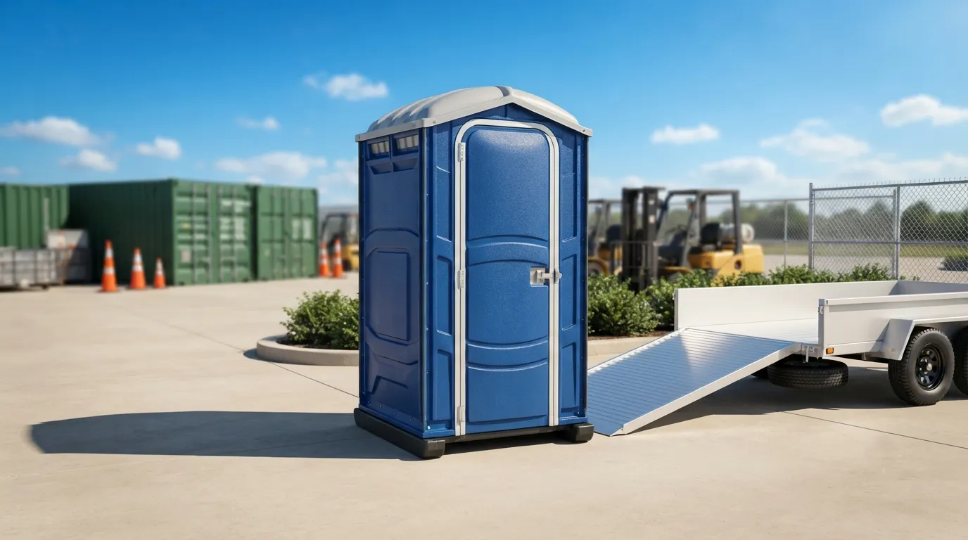 Portable restroom units ready for delivery in Spring Valley, NV